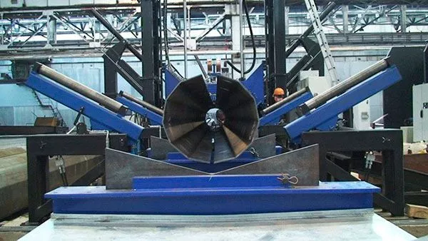 Этапы производства граненой опоры освещения